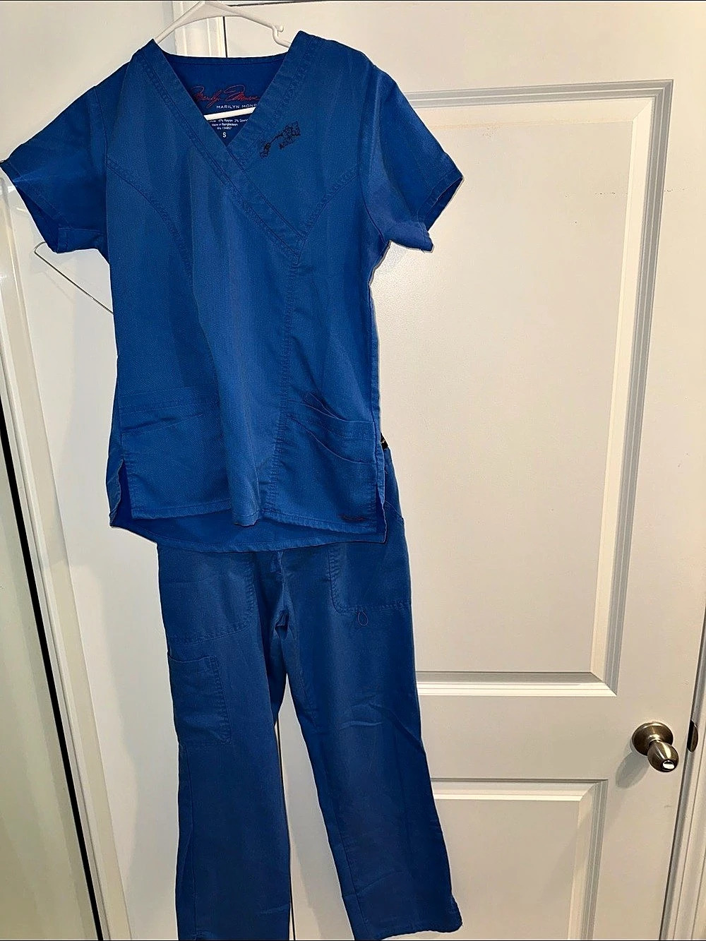 Betty Dain Marilyn Monroe scrub set Blue Scrub Set Size Small